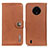 Leather Case Stands Flip Cover Holder K02Z for Nokia C200 Brown