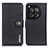 Leather Case Stands Flip Cover Holder K02Z for OnePlus 12 5G Black