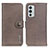 Leather Case Stands Flip Cover Holder K02Z for OnePlus 9RT 5G Gray