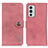 Leather Case Stands Flip Cover Holder K02Z for OnePlus 9RT 5G Pink