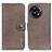 Leather Case Stands Flip Cover Holder K02Z for OnePlus Ace 2 5G Gray