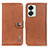 Leather Case Stands Flip Cover Holder K02Z for OnePlus Nord 2T 5G Brown