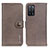 Leather Case Stands Flip Cover Holder K02Z for Oppo A55 5G Gray