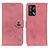 Leather Case Stands Flip Cover Holder K02Z for Oppo A74 4G Pink