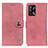 Leather Case Stands Flip Cover Holder K02Z for Oppo A95 4G Pink