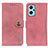 Leather Case Stands Flip Cover Holder K02Z for Oppo A96 4G Pink