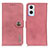 Leather Case Stands Flip Cover Holder K02Z for Oppo A96 5G Pink