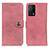 Leather Case Stands Flip Cover Holder K02Z for Oppo K9 5G Pink