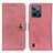 Leather Case Stands Flip Cover Holder K02Z for Realme C31 Pink