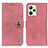 Leather Case Stands Flip Cover Holder K02Z for Realme Narzo 50A Prime Pink