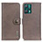 Leather Case Stands Flip Cover Holder K02Z for Realme Q5 5G Gray