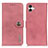Leather Case Stands Flip Cover Holder K02Z for Samsung Galaxy A04 4G Pink