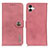 Leather Case Stands Flip Cover Holder K02Z for Samsung Galaxy A04E Pink