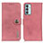 Leather Case Stands Flip Cover Holder K02Z for Samsung Galaxy F13 4G Pink