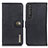 Leather Case Stands Flip Cover Holder K02Z for Sony Xperia 1 III Black