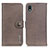 Leather Case Stands Flip Cover Holder K02Z for Sony Xperia Ace III Gray