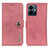 Leather Case Stands Flip Cover Holder K02Z for Vivo iQOO Z6 Lite 5G Pink