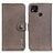 Leather Case Stands Flip Cover Holder K02Z for Xiaomi POCO C31 Gray