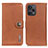 Leather Case Stands Flip Cover Holder K02Z for Xiaomi Poco F5 5G Brown