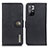 Leather Case Stands Flip Cover Holder K02Z for Xiaomi Poco M4 Pro 5G Black