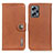 Leather Case Stands Flip Cover Holder K02Z for Xiaomi Poco X4 GT 5G Brown