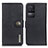 Leather Case Stands Flip Cover Holder K02Z for Xiaomi Redmi K50 5G Black