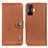 Leather Case Stands Flip Cover Holder K02Z for Xiaomi Redmi K50 Gaming 5G Brown