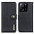 Leather Case Stands Flip Cover Holder K02Z for Xiaomi Redmi K60 Ultra 5G Black