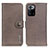 Leather Case Stands Flip Cover Holder K02Z for Xiaomi Redmi Note 10 Pro 5G Gray