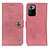 Leather Case Stands Flip Cover Holder K02Z for Xiaomi Redmi Note 10 Pro 5G Pink