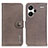 Leather Case Stands Flip Cover Holder K02Z for Xiaomi Redmi Note 13 Pro+ Plus 5G Gray