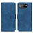 Leather Case Stands Flip Cover Holder K03Z for Asus ROG Phone 7 Blue