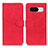 Leather Case Stands Flip Cover Holder K03Z for Google Pixel 8 5G Red