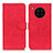 Leather Case Stands Flip Cover Holder K03Z for Huawei Honor 50 Lite Red