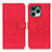 Leather Case Stands Flip Cover Holder K03Z for Huawei Honor 60 SE 5G Red