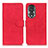 Leather Case Stands Flip Cover Holder K03Z for Huawei Honor 80 5G Red