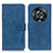 Leather Case Stands Flip Cover Holder K03Z for Huawei Honor Magic4 Pro 5G Blue