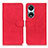 Leather Case Stands Flip Cover Holder K03Z for Huawei Honor X5 Plus Red