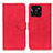 Leather Case Stands Flip Cover Holder K03Z for Huawei Honor X8b Red