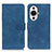 Leather Case Stands Flip Cover Holder K03Z for Huawei Nova 11 Blue