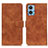 Leather Case Stands Flip Cover Holder K03Z for Motorola Moto E22