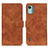 Leather Case Stands Flip Cover Holder K03Z for Nokia C12