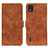 Leather Case Stands Flip Cover Holder K03Z for Nokia C2 2nd Edition