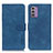 Leather Case Stands Flip Cover Holder K03Z for Nokia G42 5G Blue