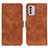 Leather Case Stands Flip Cover Holder K03Z for Nokia G60 5G