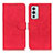 Leather Case Stands Flip Cover Holder K03Z for OnePlus 9RT 5G Red