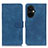 Leather Case Stands Flip Cover Holder K03Z for OnePlus Nord CE 3 5G Blue