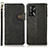 Leather Case Stands Flip Cover Holder K03Z for Oppo A74 4G