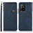 Leather Case Stands Flip Cover Holder K03Z for Oppo A94 5G Blue