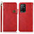 Leather Case Stands Flip Cover Holder K03Z for Oppo A94 5G Red